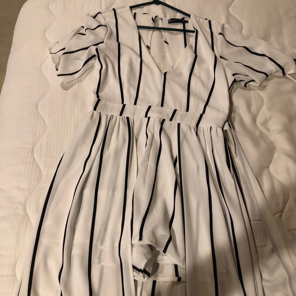 Romper with long cover